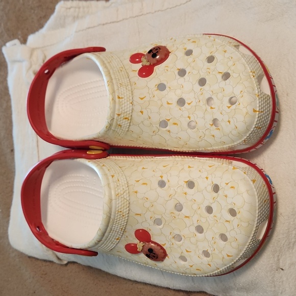 Disney Shoes - Disney popcorn crocs new without tag